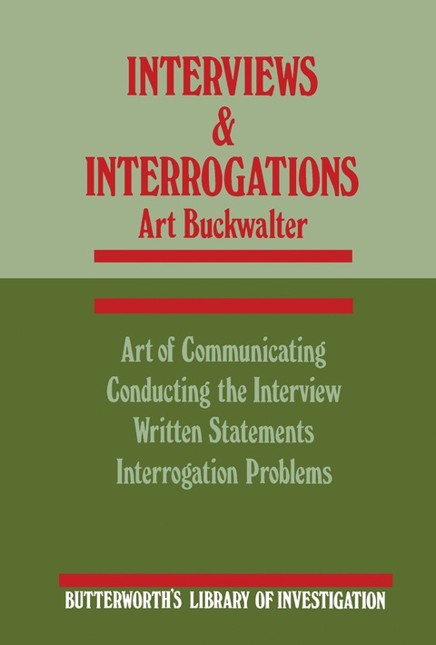 Cover image for book Interviews and Interrogations