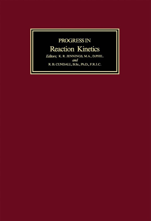 Cover image for book Progress in Reaction Kinetics