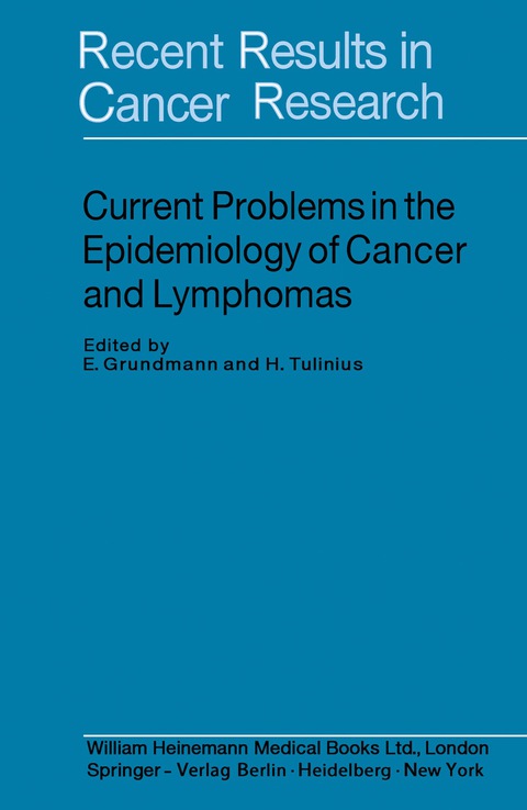 Cover image for book Current Problems in the Epidemiology of Cancer and Lymphomas