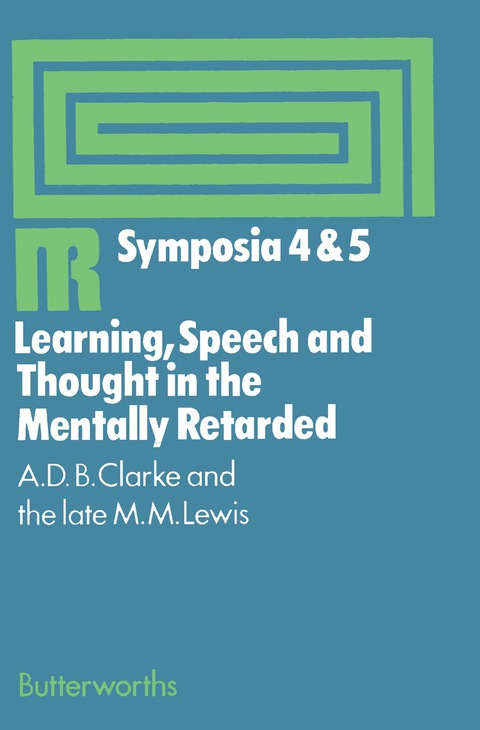Cover image for book Learning, Speech and Thought in the Mentally Retarded