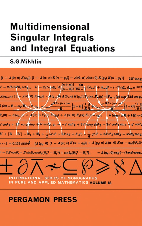 Cover image for book Multidimensional Singular Integrals and Integral Equations