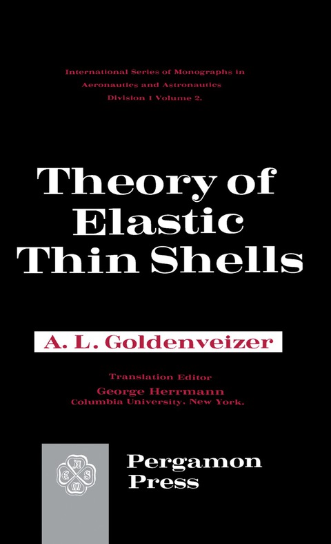 Cover image for book Theory of Elastic Thin Shells