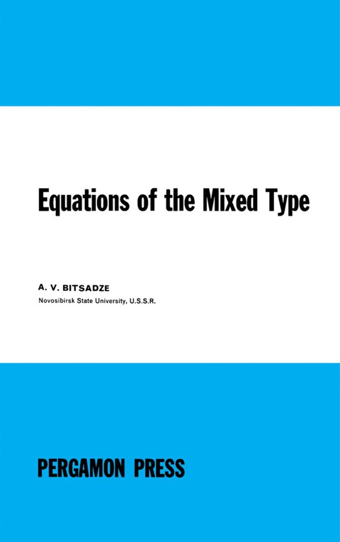 Cover image for book Equations of the Mixed Type