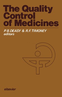 Cover image: The Quality Control of Medicines 9780444414540