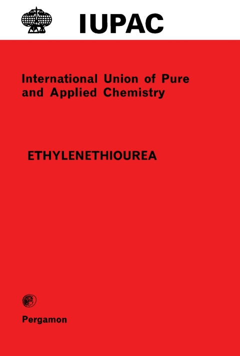 Cover image for book Ethylenethiourea