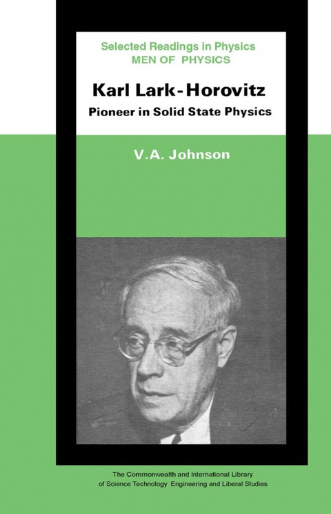 Cover image for book Men of Physics: Karl Lark-Horovitz