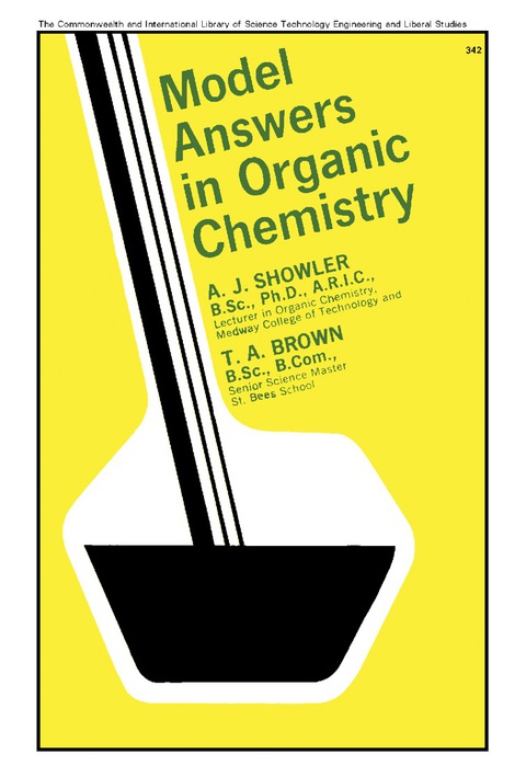 Cover image for book Model Answers in Organic Chemistry