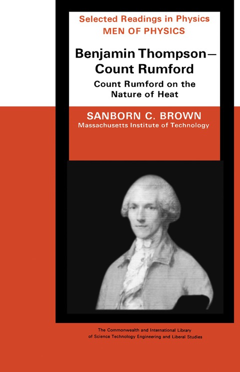 Men of Physics: Benjamin Thompson â Count Rumford 