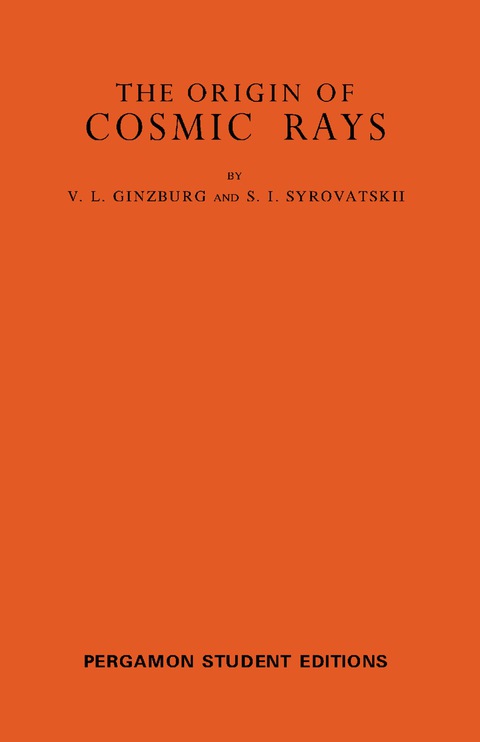 Cover image for book The Origin of Cosmic Rays