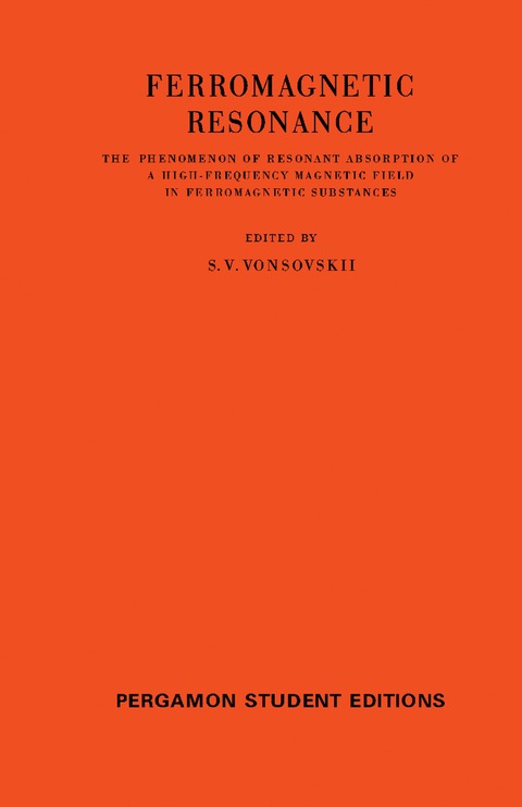 Cover image for book Ferromagnetic Resonance