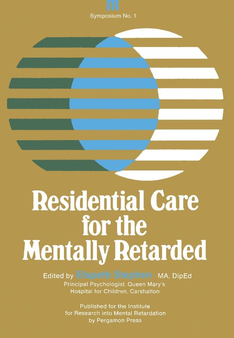 Cover image for book Residential Care for the Mentally Retarded