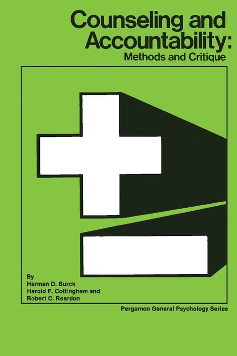 Cover image for book Counseling and Accountability