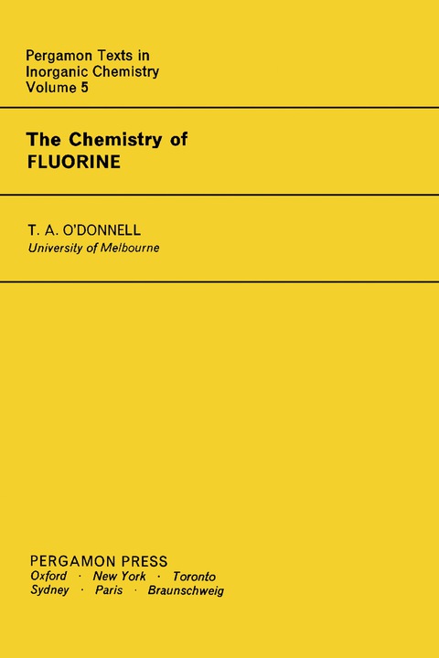 Cover image for book The Chemistry of Fluorine