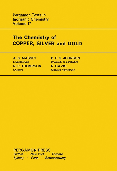 The Chemistry of Copper, Silver and Gold 
