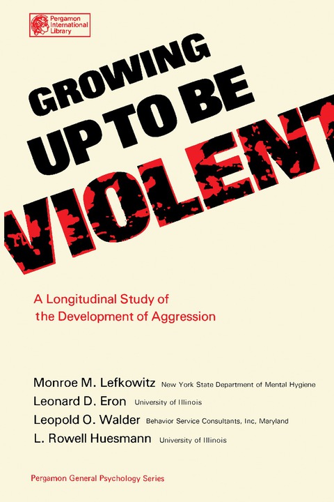 Cover image for book Growing Up to Be Violent
