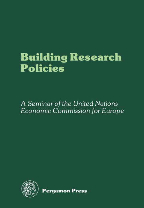 Cover image for book Building Research Policies