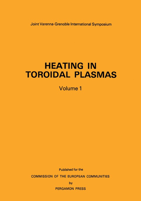Cover image for book Heating in Toroidal Plasmas