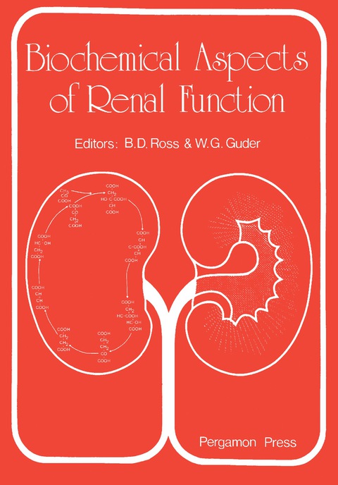 Cover image for book Biochemical Aspects of Renal Function
