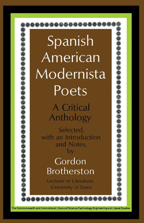 Cover image for book Spanish American Modernista Poets