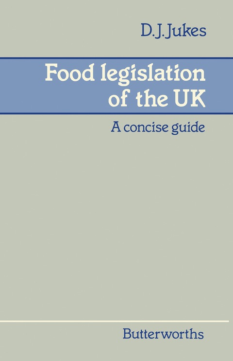 Cover image for book Food Legislation of the UK