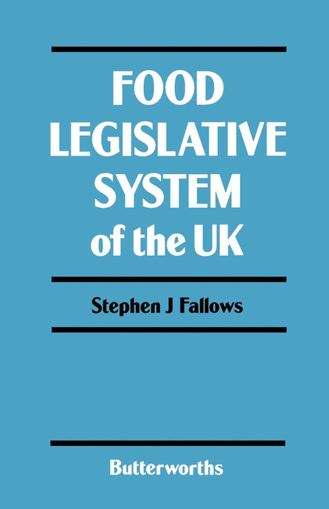 Cover image for book Food Legislative System of the UK