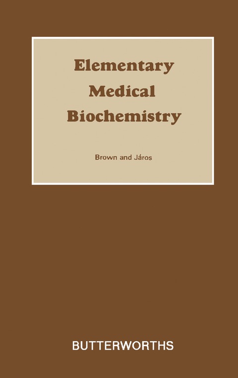 Cover image for book Elementary Medical Biochemistry