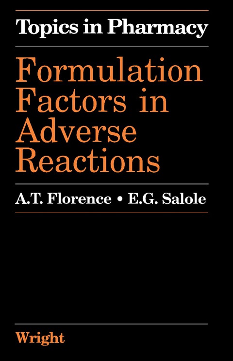 Cover image for book Formulation Factors in Adverse Reactions