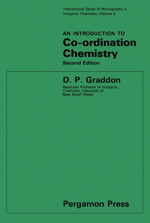 Cover image for book An Introduction to Co-Ordination Chemistry