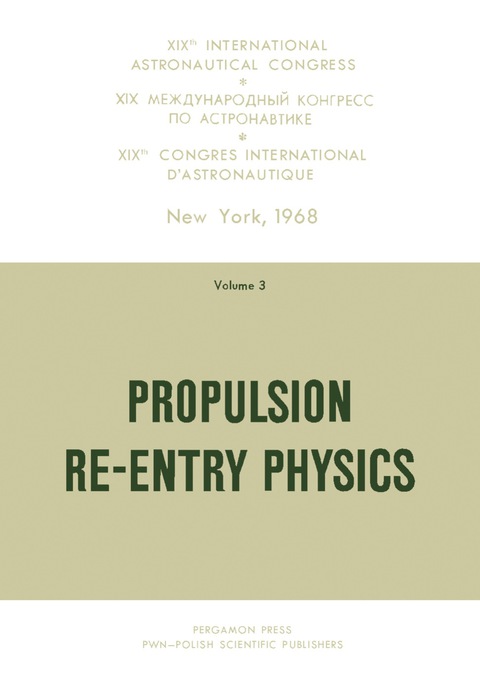 Cover image for book Propulsion Re-Entry Physics
