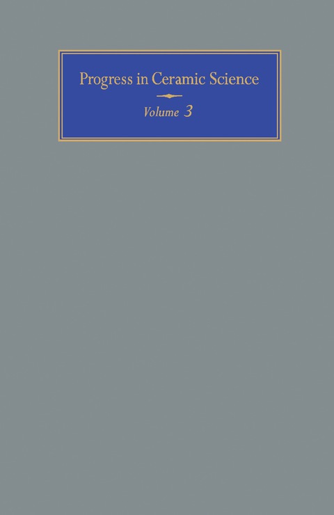 Cover image for book Progress in Ceramic Science