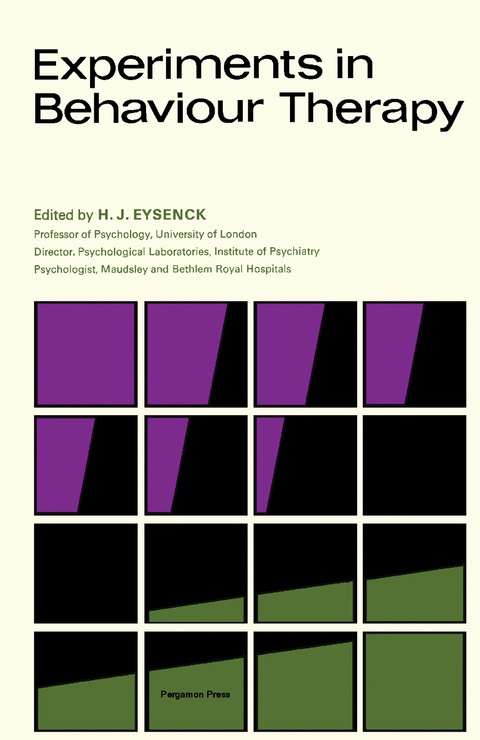 Cover image for book Experiments in Behaviour Therapy