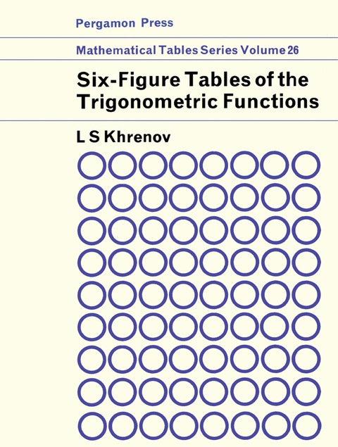 Cover image for book Six-Figure Tables of Trigonometric Functions