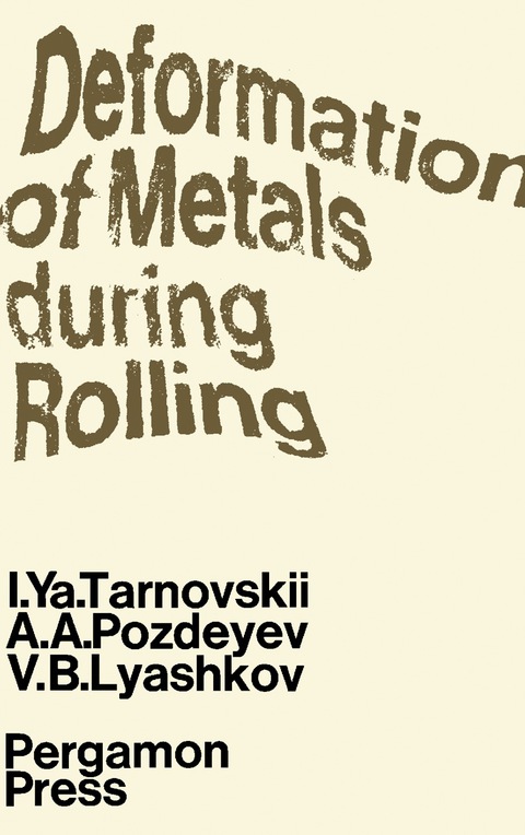 Cover image for book Deformation of Metals During Rolling