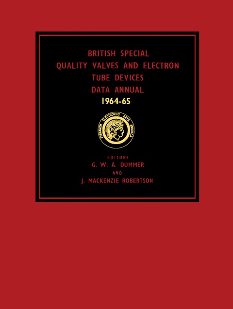 Cover image for book British Special Quality Valves and Electron Tube Devices Data Annual 1964–65