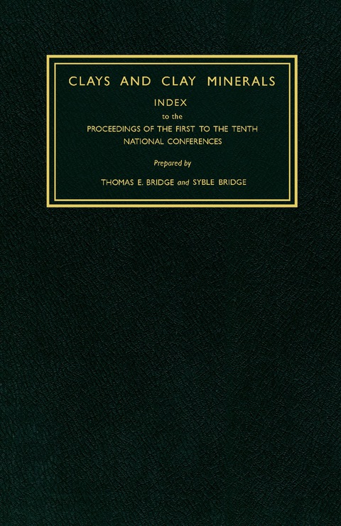 Cover image for book Clays and Clay Minerals