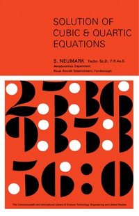 Cover image: Solution of Cubic and Quartic Equations 9780080112206