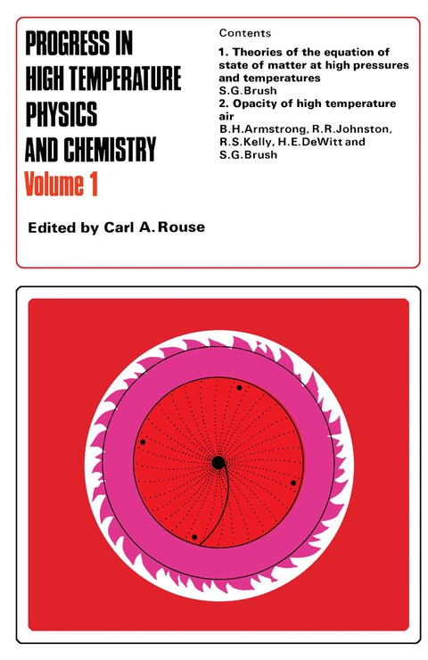 Cover image for book Progress in High Temperature Physics and Chemistry