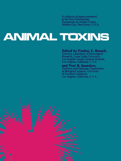Cover image for book Animal Toxins