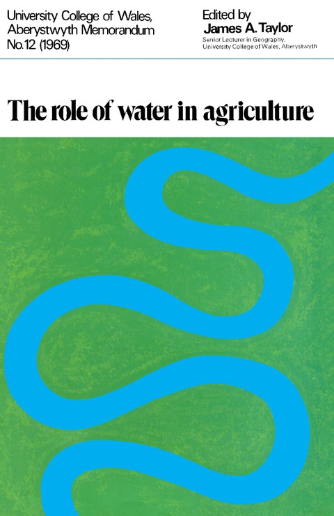 Cover image for book The Role of Water in Agriculture