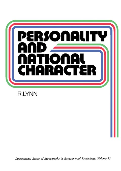 Cover image for book Personality and National Character