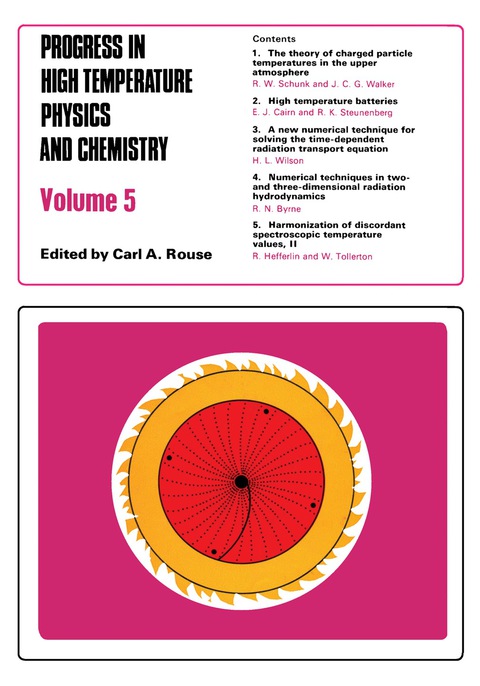 Cover image for book Progress in High Temperature Physics and Chemistry