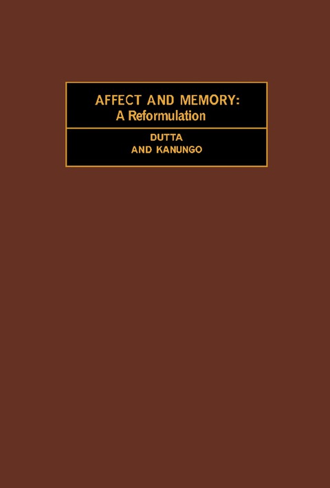 Cover image for book Affect and Memory