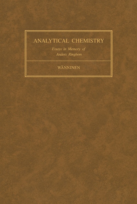 Cover image for book Essays on Analytical Chemistry