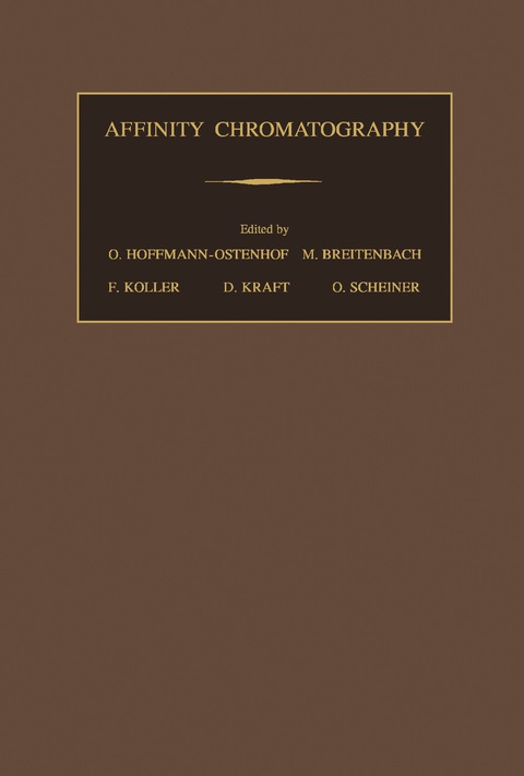 Cover image for book Affinity Chromatography