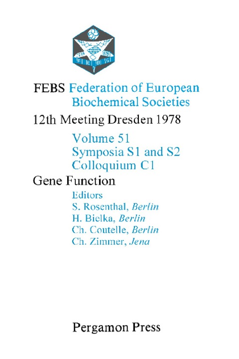 Cover image for book Gene Function