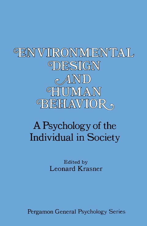 Cover image for book Environmental Design and Human Behavior