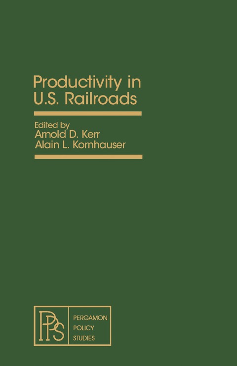Cover image for book Productivity in U.S. Railroads