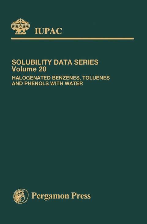Cover image for book Halogenated Benzenes, Toluenes and Phenols with Water