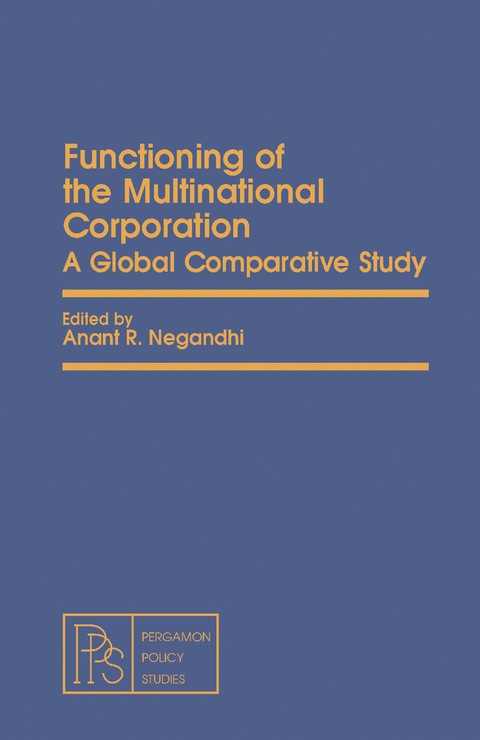 Cover image for book Functioning of the Multinational Corporation