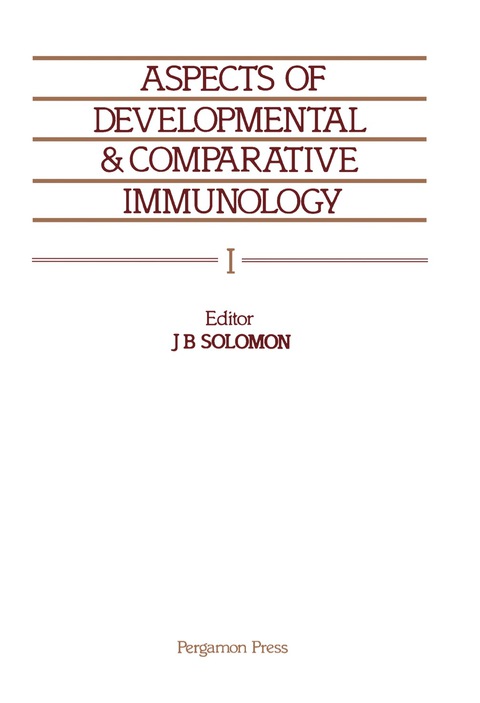 Cover image for book Aspects of Developmental and Comparative Immunology